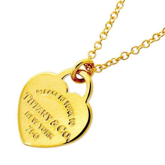 Tiffany & Co. Jewelry - TIFFANY Authentic 18k Gold Heart Necklace